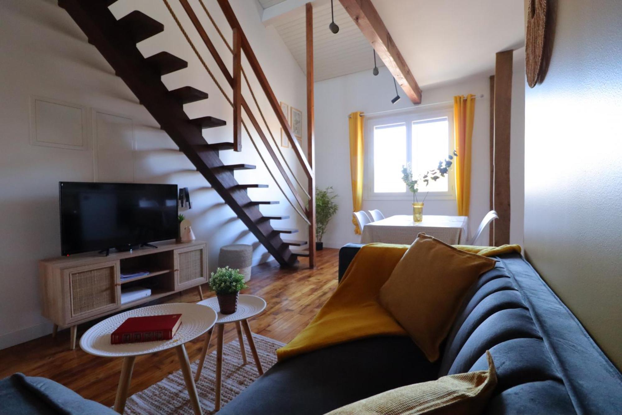 Le Boho - Charmant T3 Avec Climatisation Et Fibre Bergerac Zimmer foto