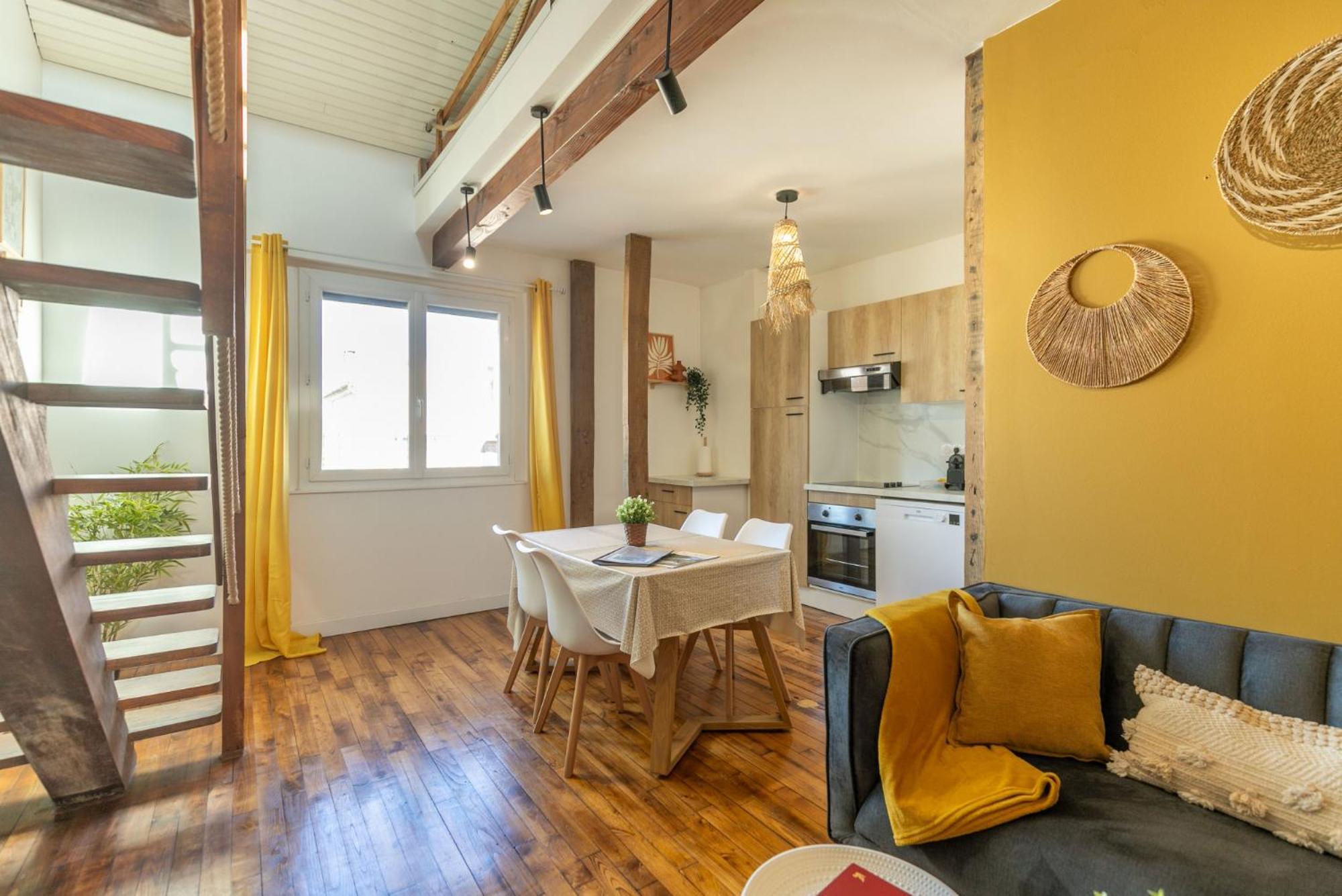 Le Boho - Charmant T3 Avec Climatisation Et Fibre Bergerac Exterior foto
